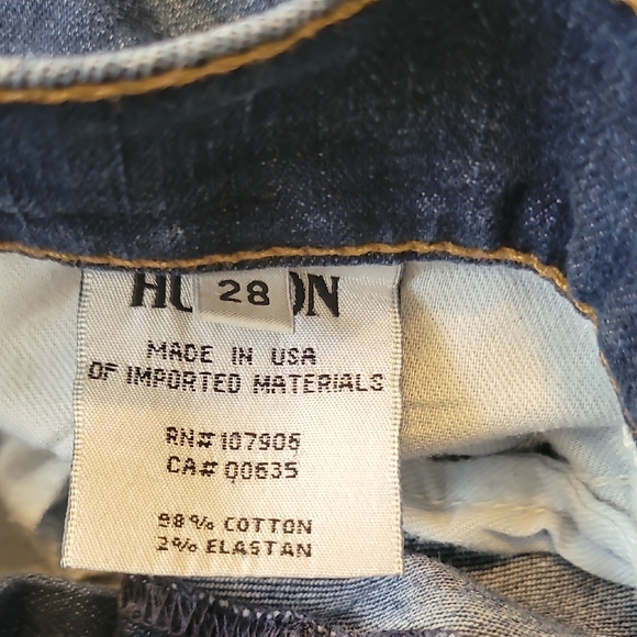 Hudson Jeans Women's Skinny Jeans - Dark Blue - Picture 4 of 8